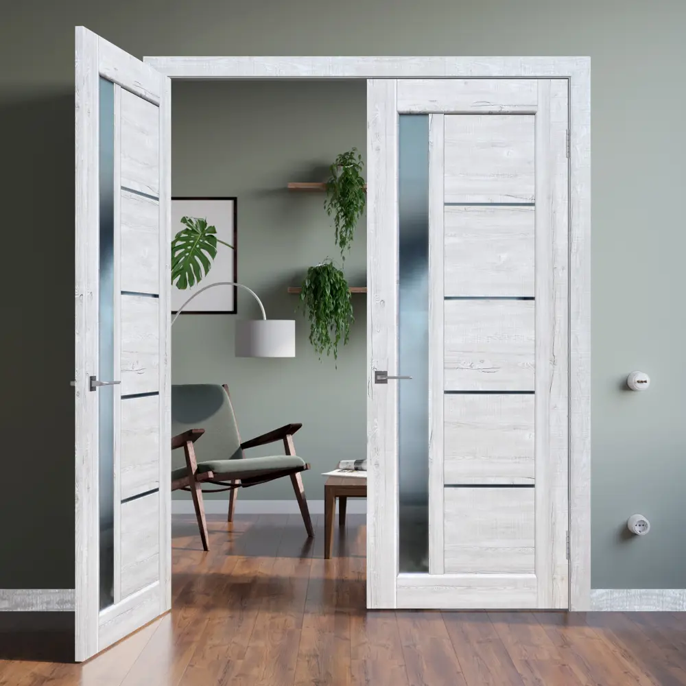 Межкомнатная дверь ARTENS Брио со стеклом 80×200 см в стиле сосна тоскана 83859925 STLM-0045048 - Вид №6