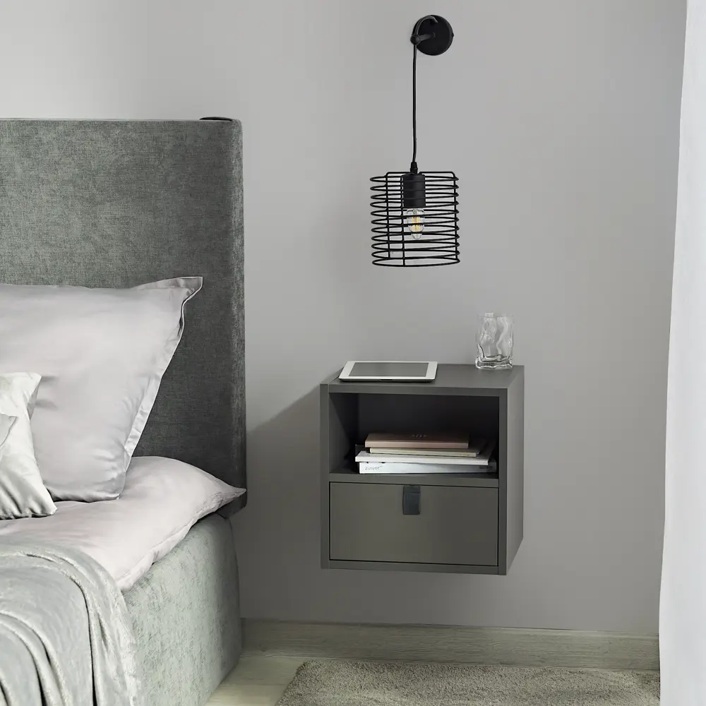 Настенный светильник бра Vitaluce Vakero black 1 лампа 3м² Е27 цвет черный матовый STLM-2133674 - Вид №8