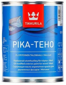 Краска Tikkurila Pika Teho / Тиккурила Пика Техо для деревянных фасадов 2,7л