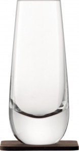 10656182 LSA International Набор стаканов на подставке из ореха LSA International, "Whisky", 325мл, 2шт. Стекло