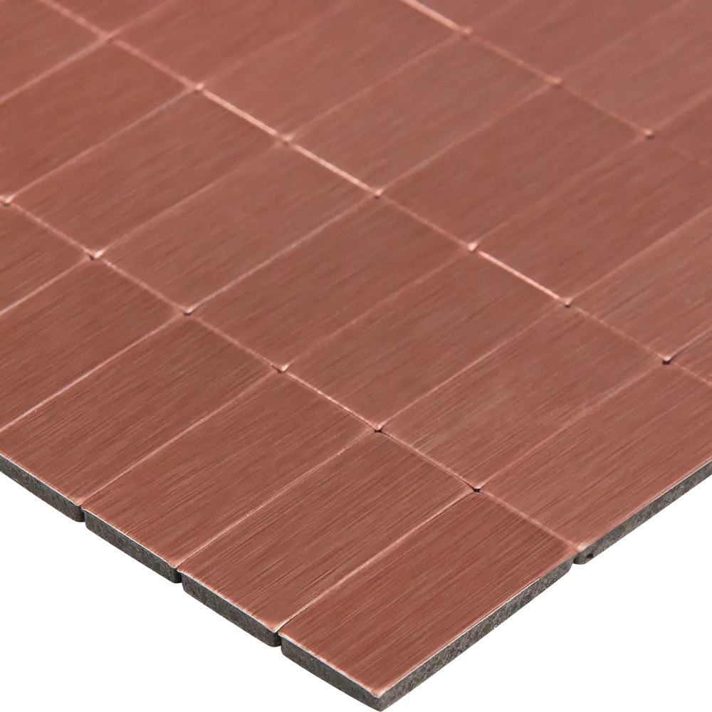 Мозаика алюминиевая Artens Tara 30.6x29.6 см цвет розовое золото Самоклеющийся STLM-2127634 - Вид №3