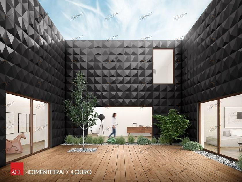 Объемная облицовка бетонных фасадов  870 Santreyd 