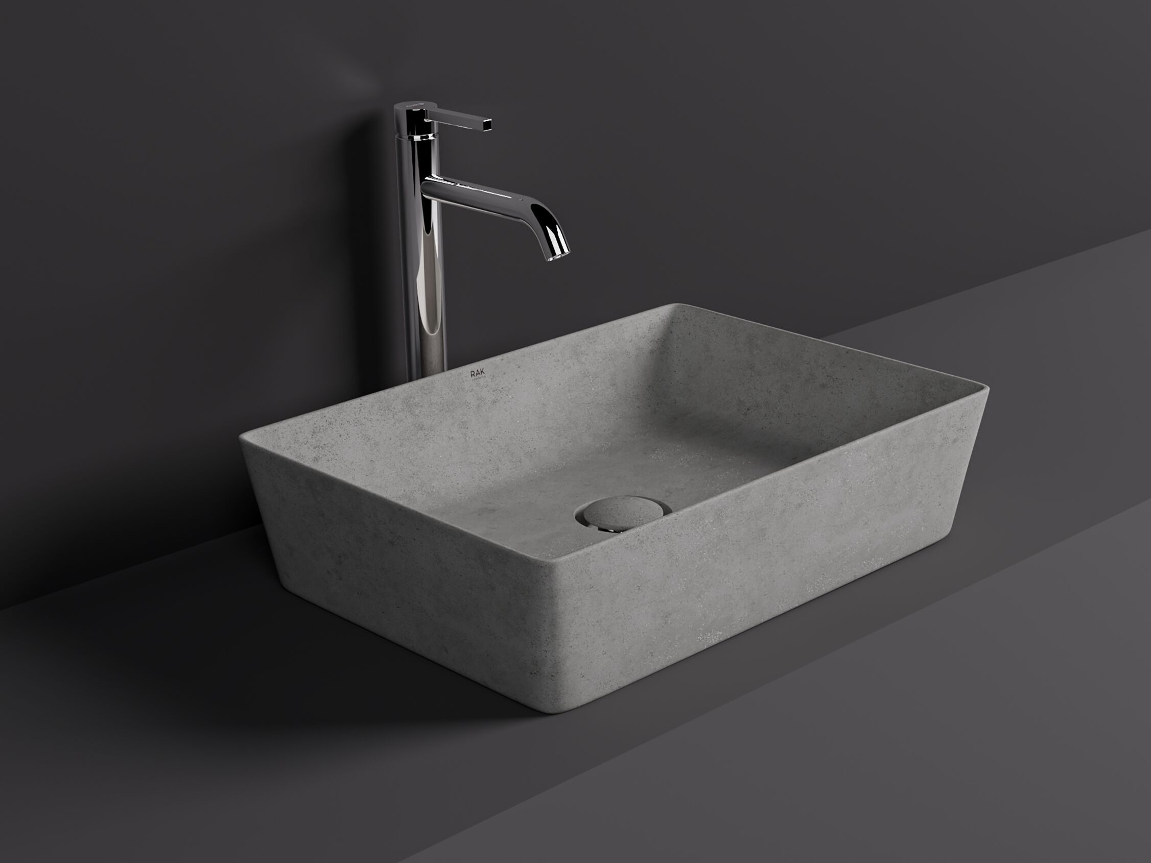 Керамическая столешница прямоугольная раковина RAK Ceramics RAK-Skin ARCH-00123240