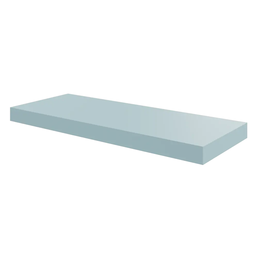 Полка настенная Spaceo Aqua 60x23.5 см МДФ цвет синий STLM-2127482