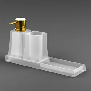 Sonia Набор для ванной комнаты настольный S7-Midcentury Design Золото