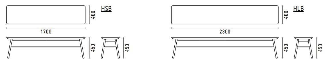 Скамья из ясеня SP01 Holland ARCH-00066022 - Вид №4