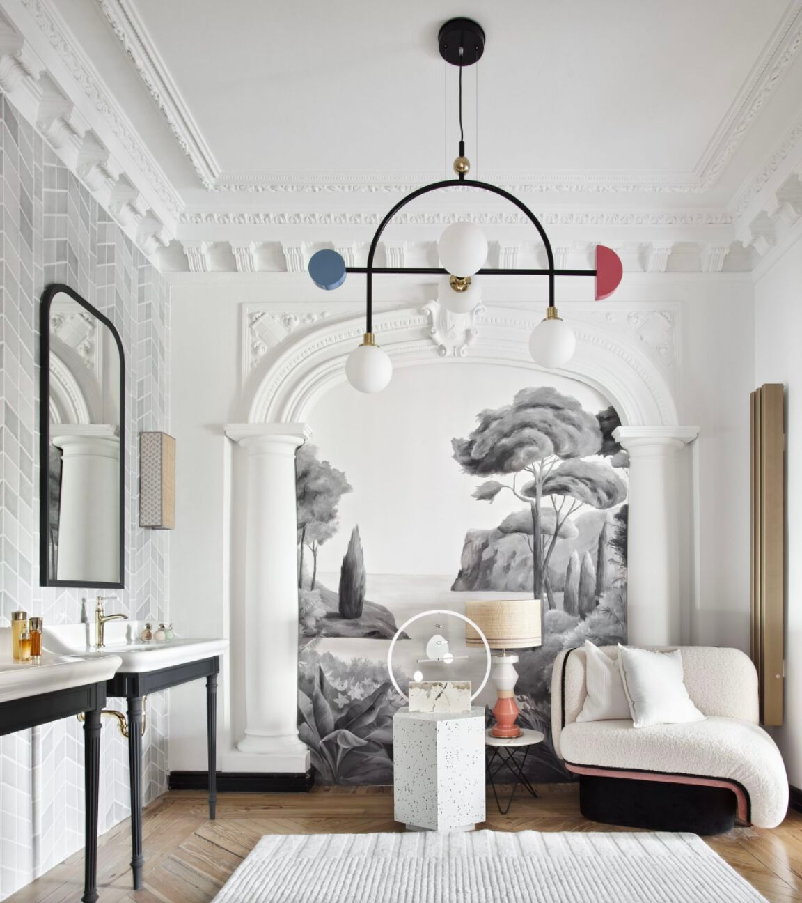 Металлический подвесной светильник DOVAIN STUDIO ARCH-00132958 - Вид №5