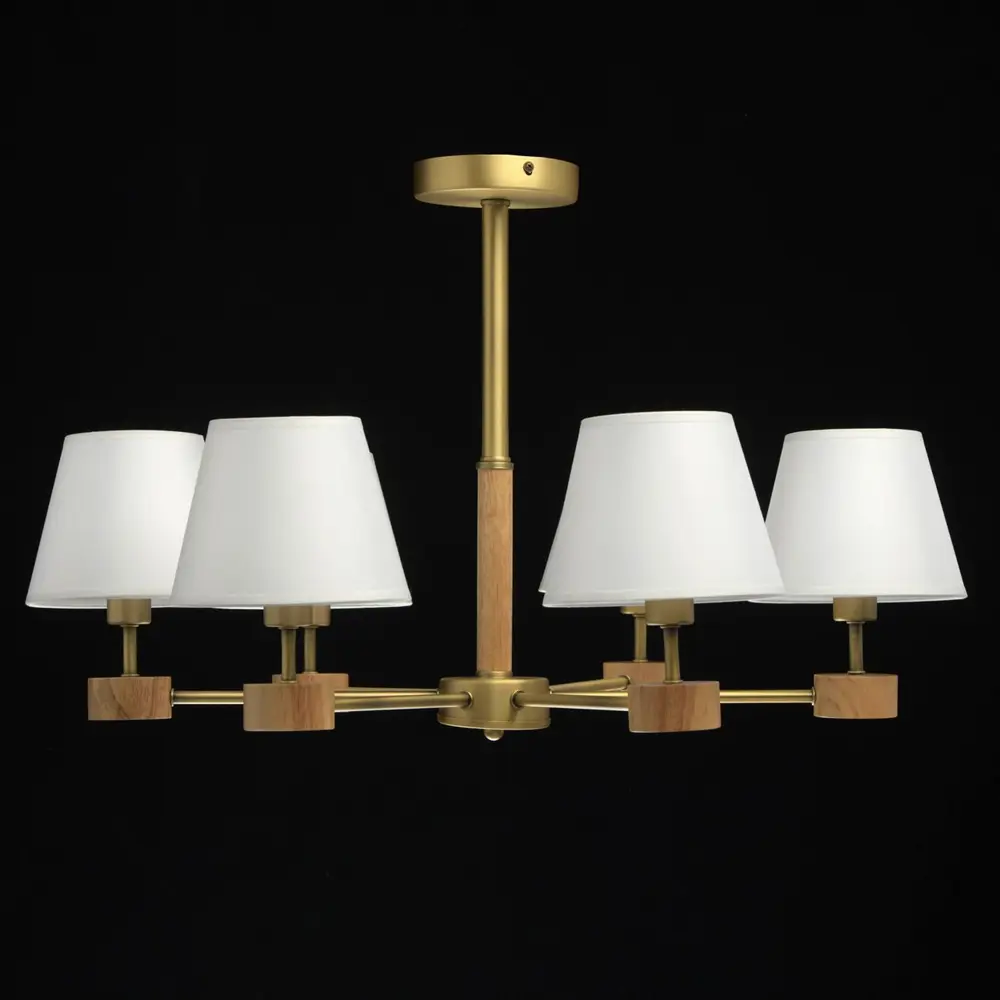 Люстра потолочная «Форест», 6 ламп, 12 м², цвет золото MW-Light STLM-2176876 - Вид №2