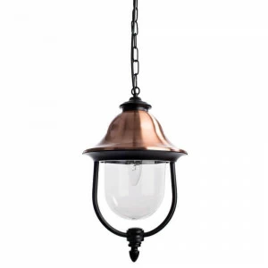 Уличный подвесной светильник золотистый Arte Lamp Barcelona A1485SO-1BK ARTE LAMP ФОНАРЬ 00-3898564 Золото