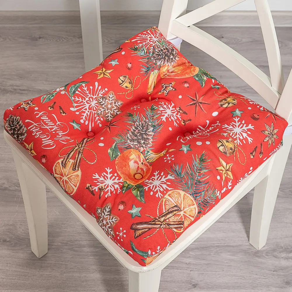 Сидушка Altali Пунш 40x40 см цвет красный STLM-2077761 - Вид №3