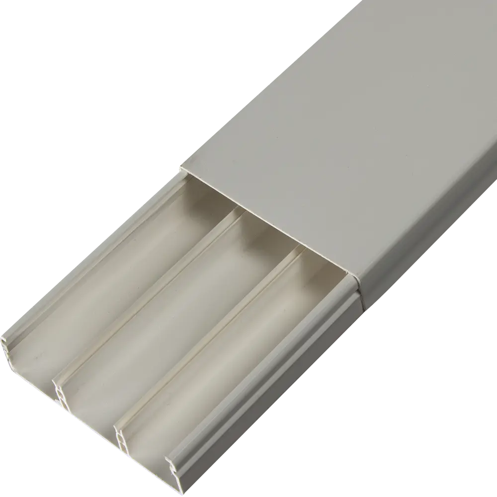 Кабель-канал плинтус T-Plast 74х20 мм 2 м цвет белый TPlast STLM-2012375