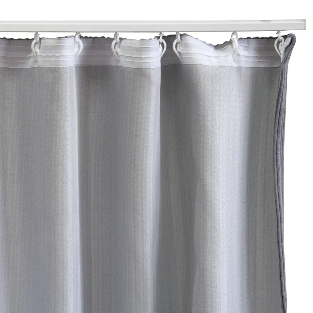 Штора на ленте вельвет 140x260 см цвет серый SEASONS STLM-2061682 - Вид №4