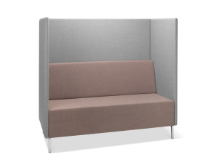 2-местный тканевый диван с высокой спинкой