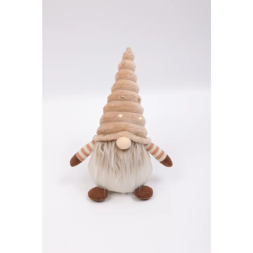Новогодняя фигурка KREAFORTA Гном 24 см бежевый STLM-2120992