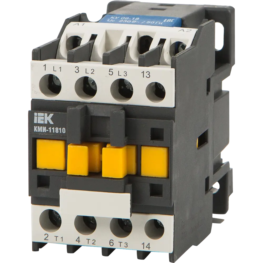Контактор IEK КМИ-11810 для управления нагрузками 18А 12461867 STLM-0002194