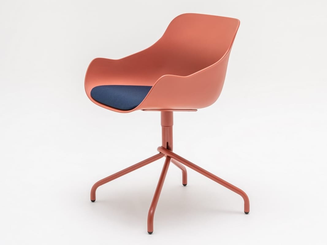 Вращающееся кресло из полипропилена со встроенной подушкой MDD Baltic ARCH-00118371 - Вид №2