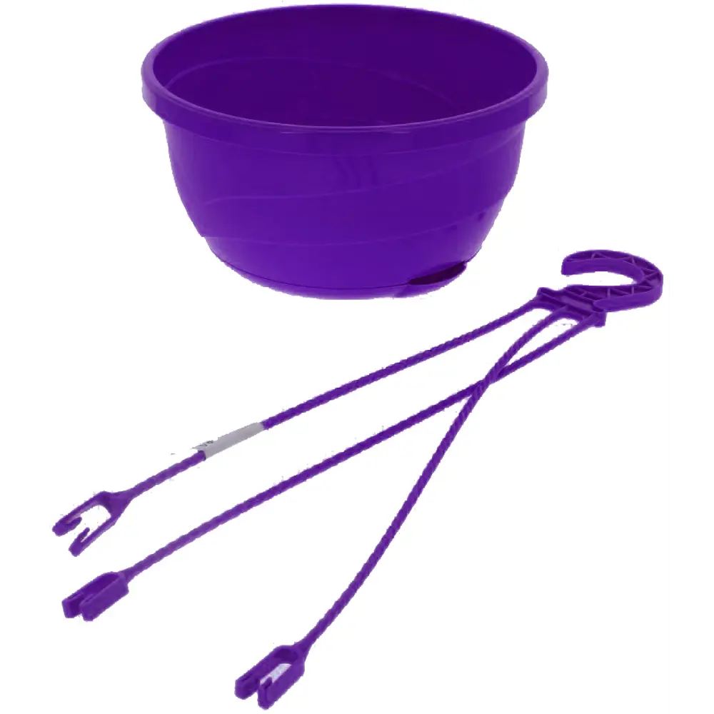 Santreyd «Мальва» — подвесной кашпо фиолетовый 4,7 л для интерьера и сада 18009281 STLM-0009228 - Вид №1