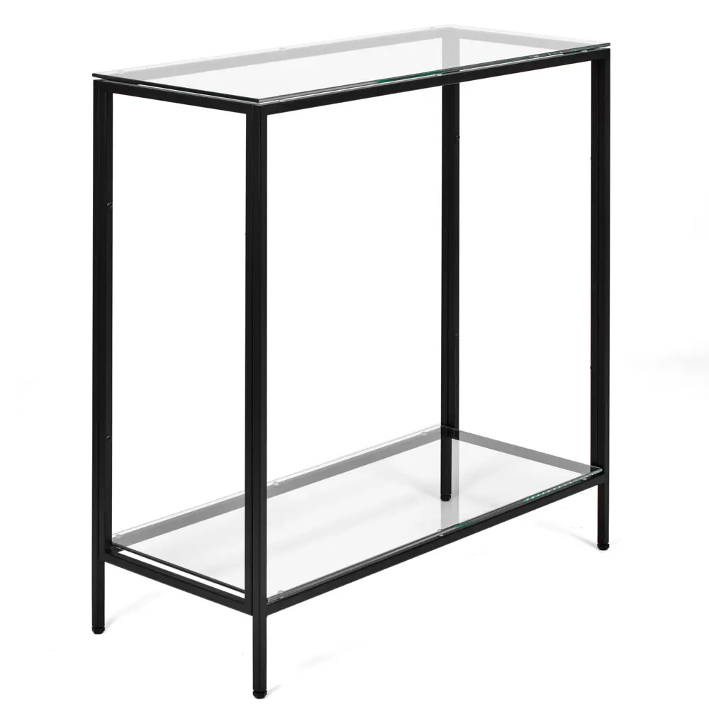 Консоль напольная Allconsoles 1083-CB clear 80x80x35 см цвет черный