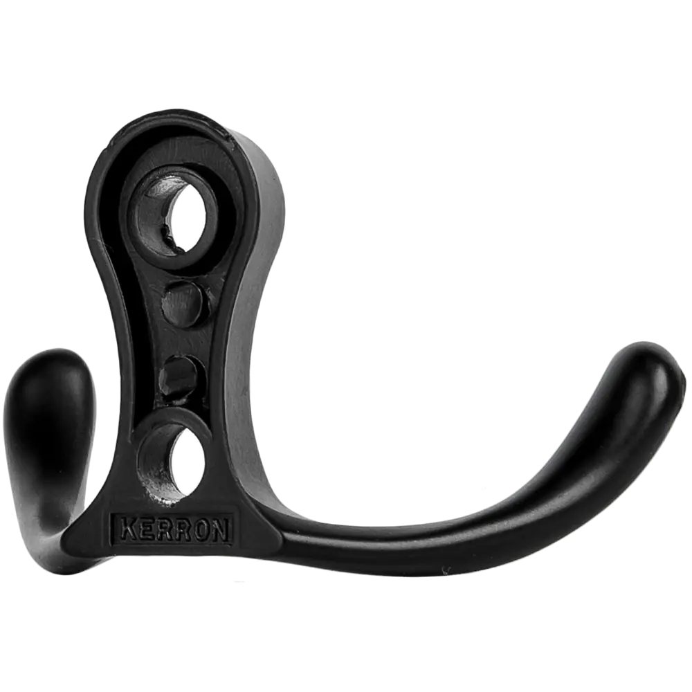 Крючок-вешалка Kerron KR0010, 55x30 мм, цвет чёрный STLM-2012215 - Вид №1