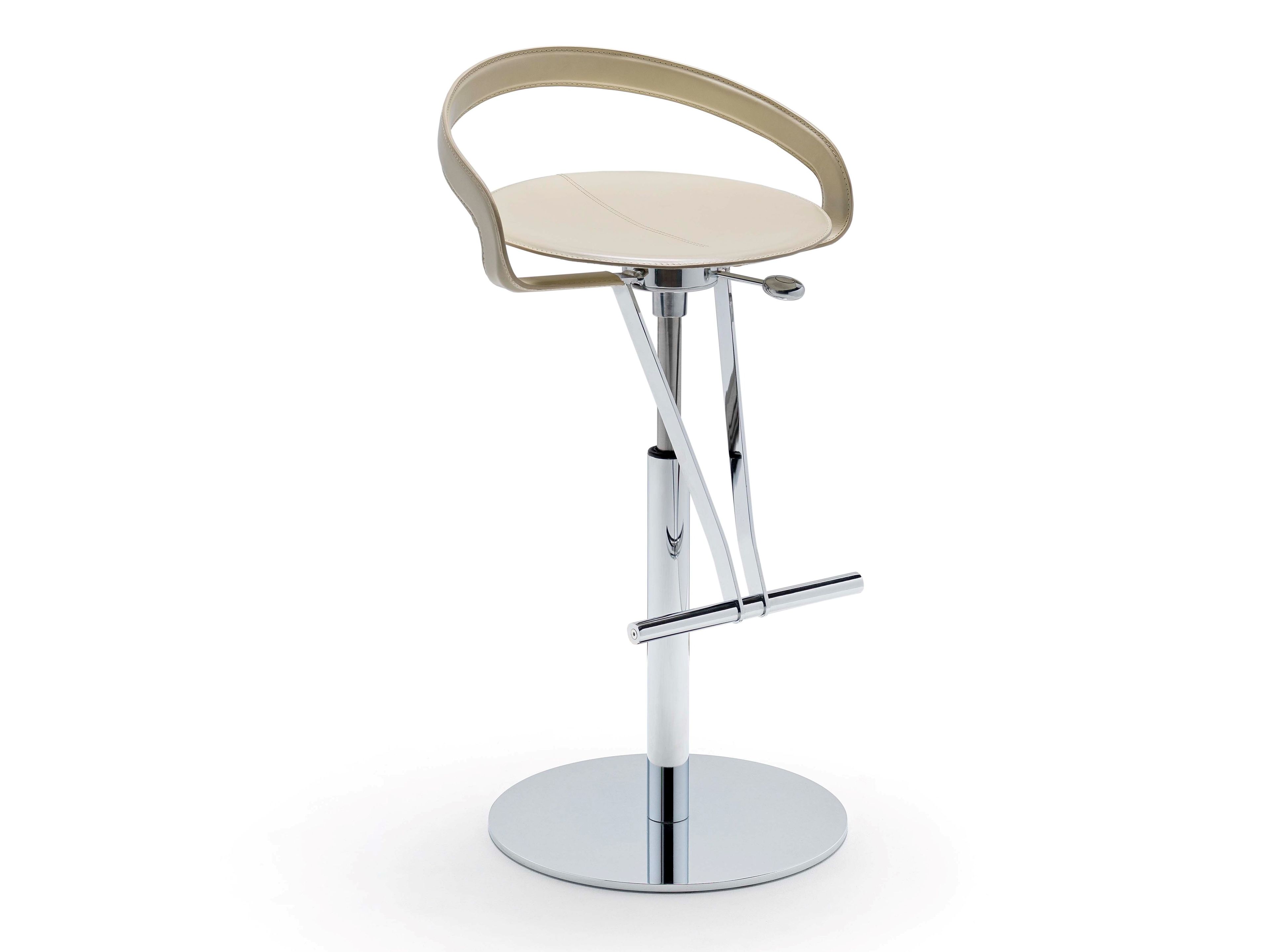 Кожаный поворотный стул Fasem CAYMAN BAR ARCH-00112456 - Вид №17