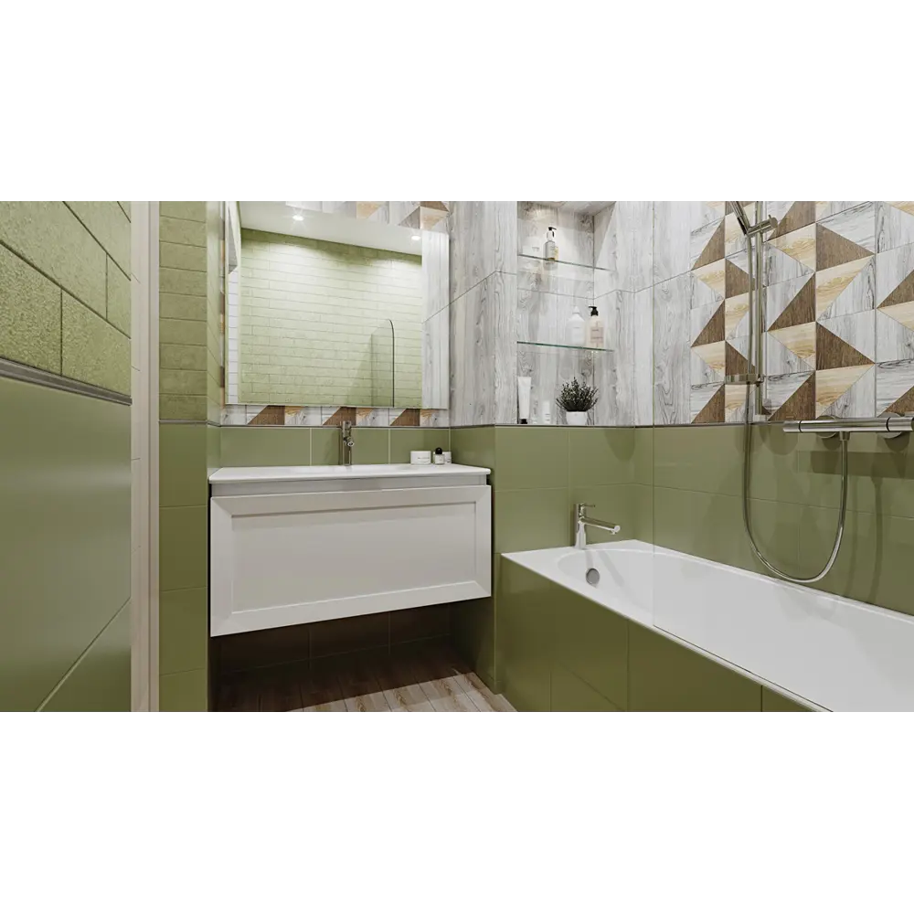 Полотно зеркальное прямоугольное 55х90 см 16362381 STLM-2169506 Santreyd