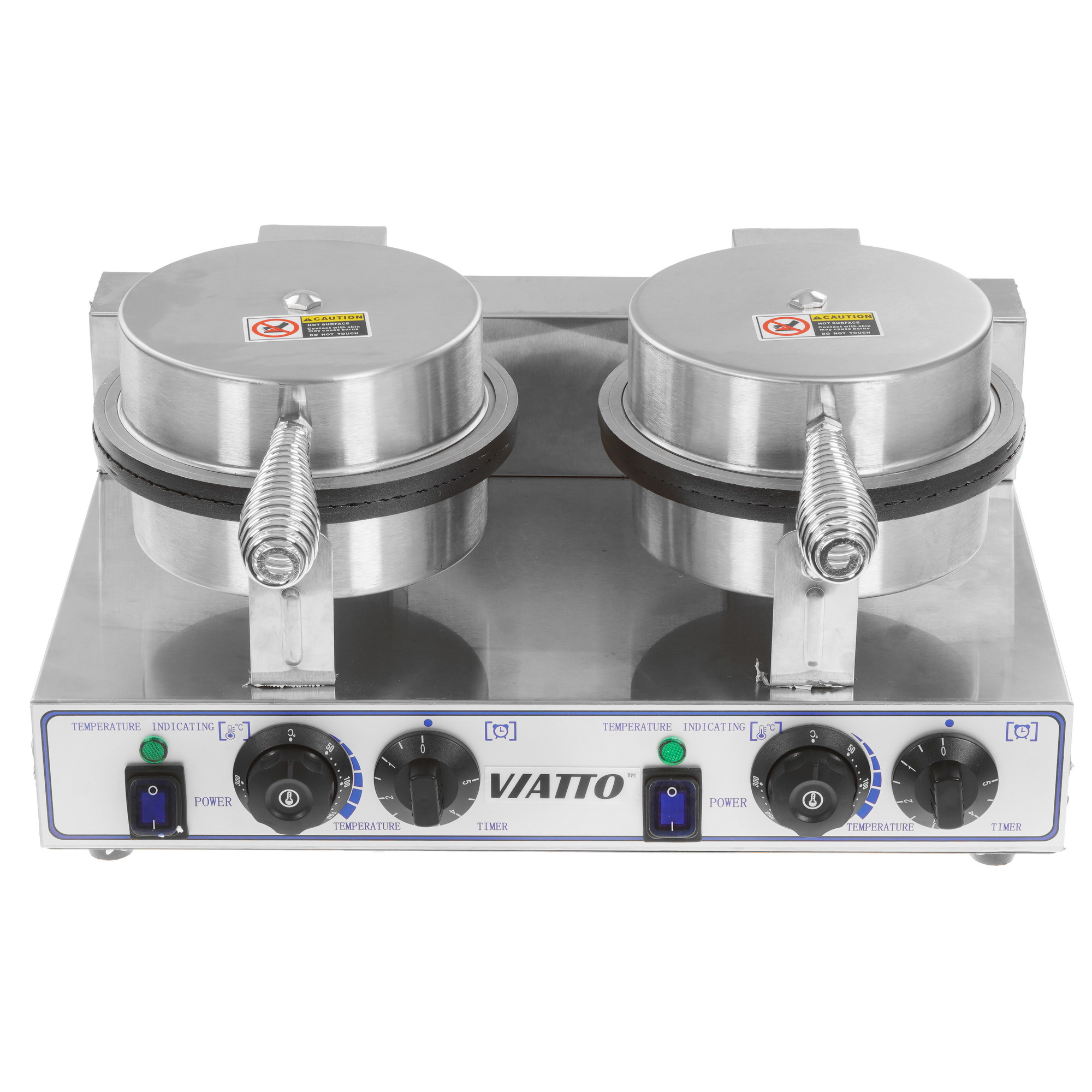 9985863 Вафельница Viatto HCB-2 серебристый STDN-0062824 - Вид №2