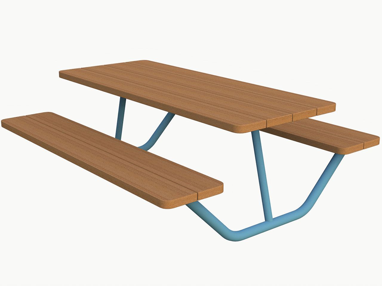 Стол для пикника со встроенными скамейками Lazzari ALICANTE ARCH-00073423 - Вид №1