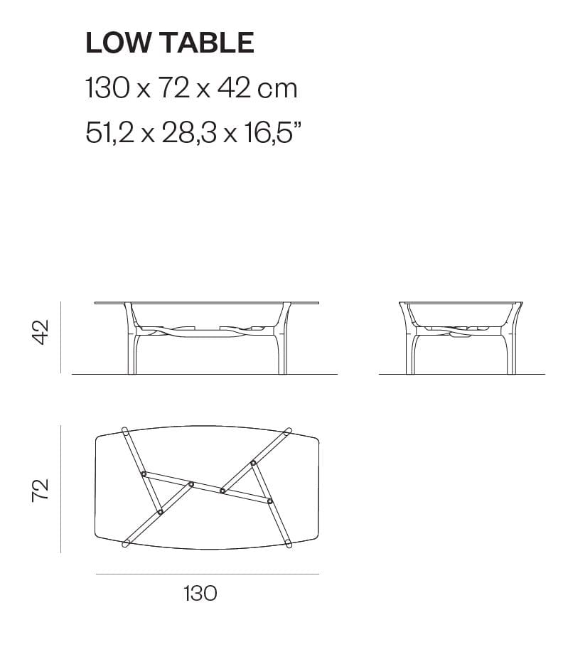 Деревянный и стеклянный журнальный столик / стол BD Barcelona Гаулино ARCH-00116179 - Вид №18