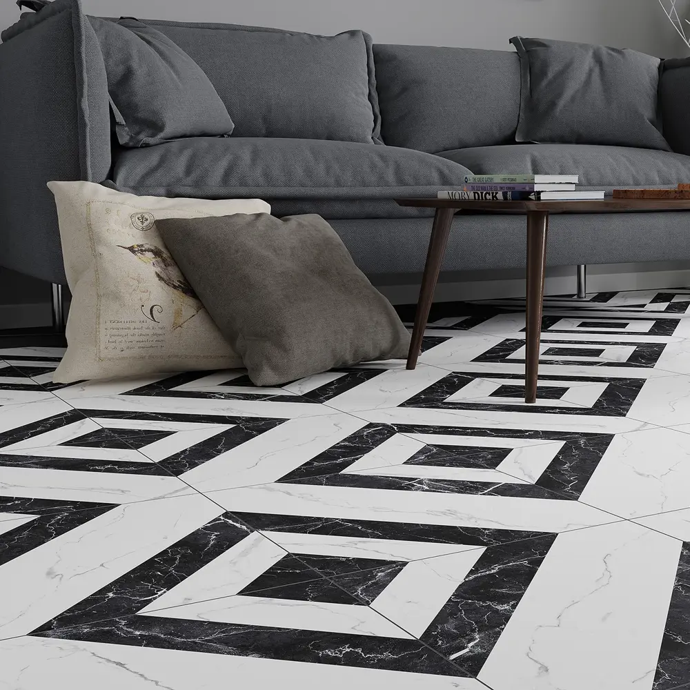 Керамогранит Kreaforta Dina с мраморным эффектом 42x42 см 89414197 STLM-1578562 - Вид №4