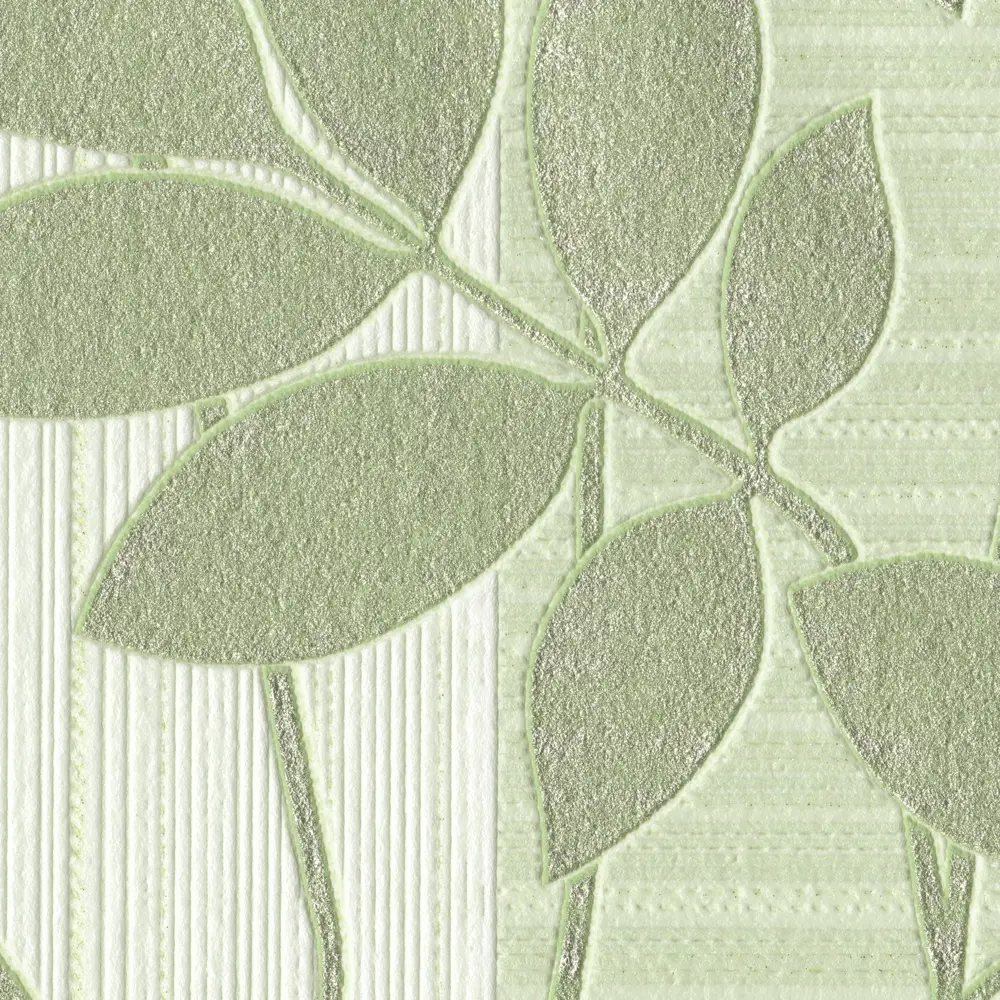 Обои флизелиновые Vilia Мелодия зелёные 1.06 м 1319-62 STLM-2192753 - Вид №1