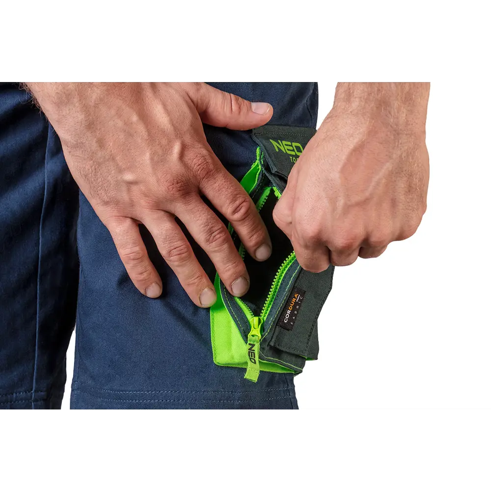 Шорты Neo Tools Premium темно-синие/зеленые размер L рост 181-184 STLM-2014114 - Вид №6