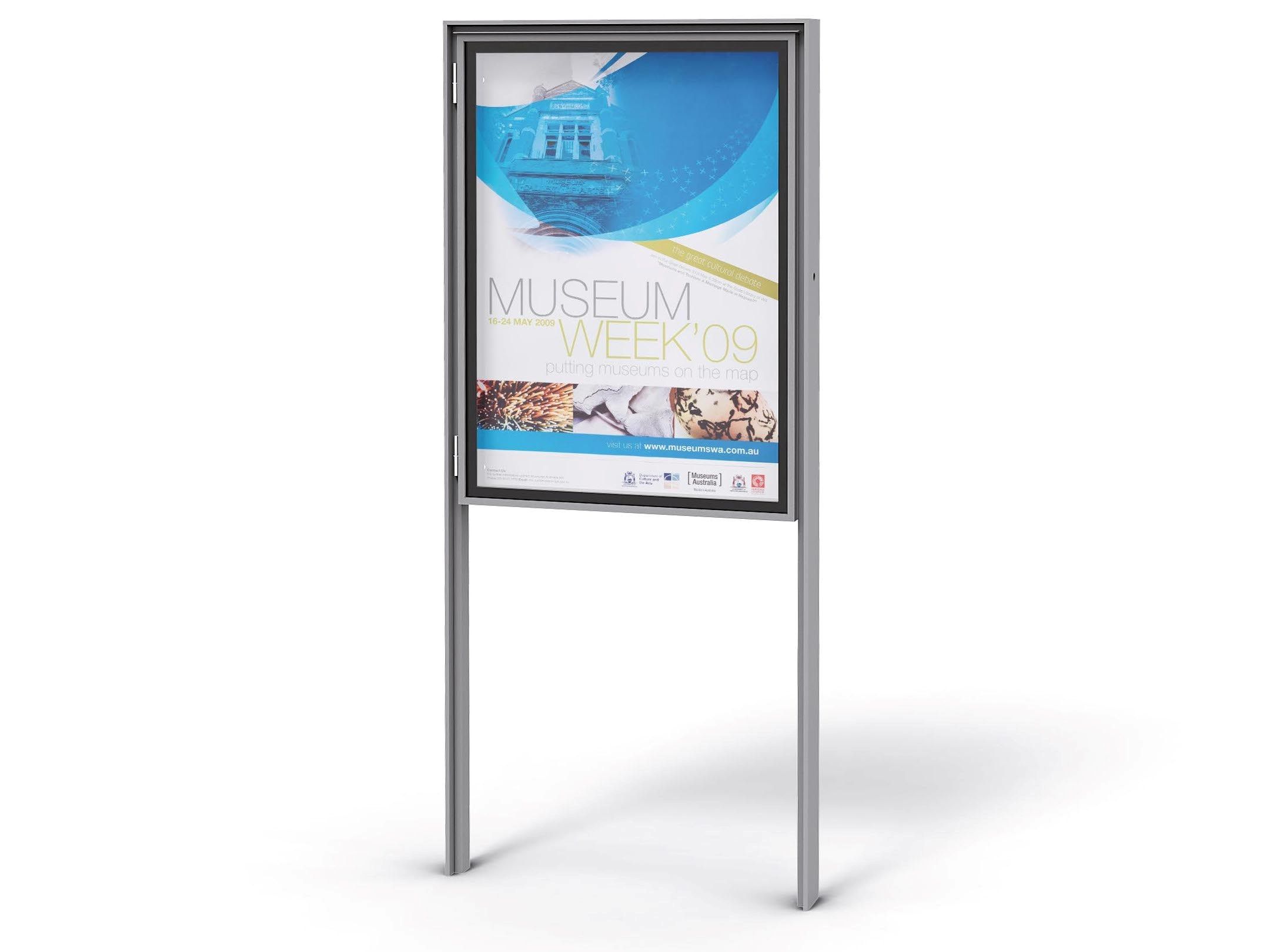 Стальная двухсторонняя доска объявлений для общественных мест Metalco BACH ARCH-00021389