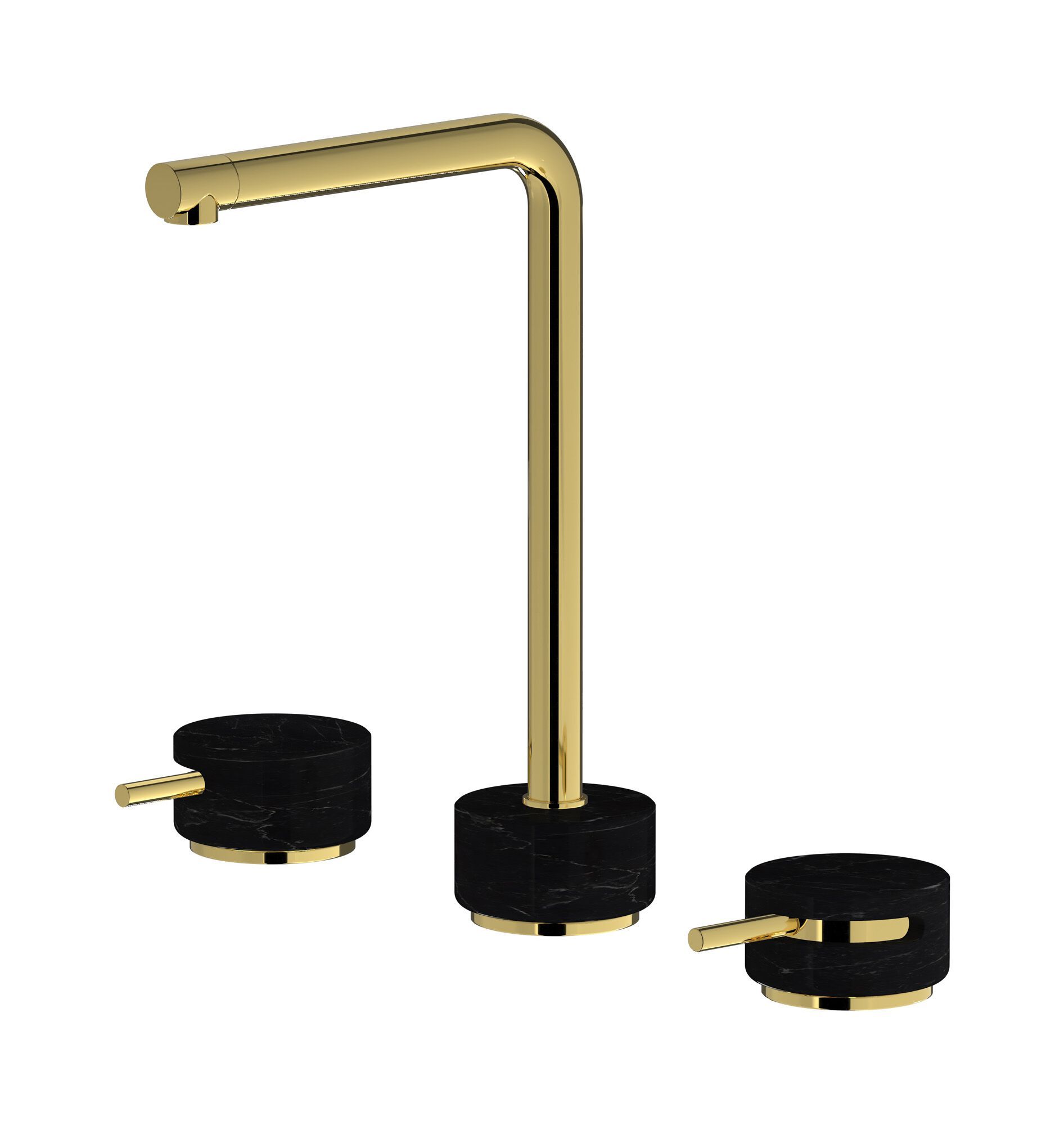 Смеситель для раковины с 3 отверстиями для мраморной столешницы IB мрамор + мрамор Elle ARCH-00027172 - Вид №15