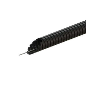 Труба гофрированная Экопласт D16 мм 50 м ПНД легкая с протяжкой цвет черный