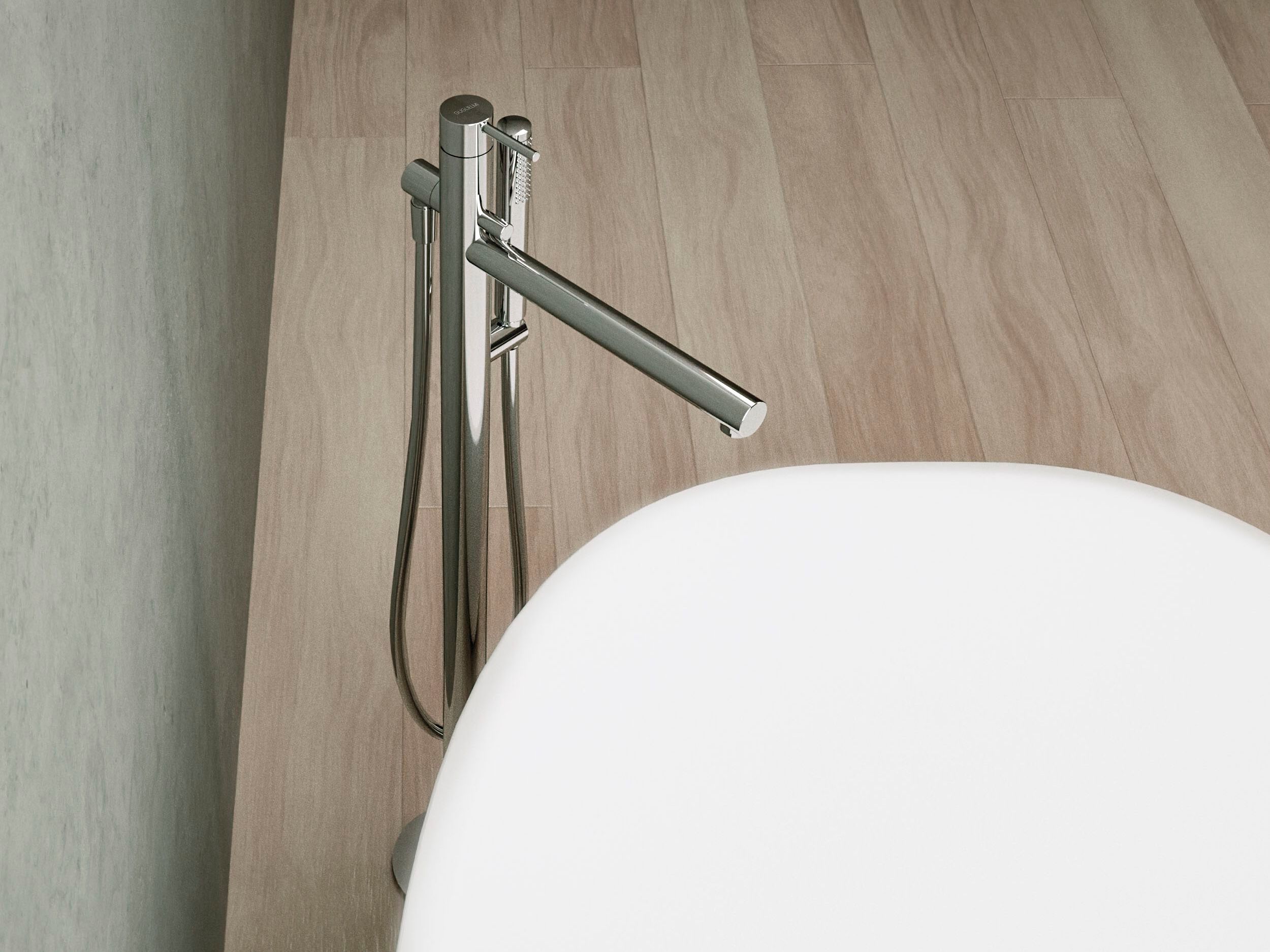 Однорычажный смеситель для ванны с ручным душем GUGLIELMI RUBINETTERIE Sprint ARCH-00145559 - Вид №2