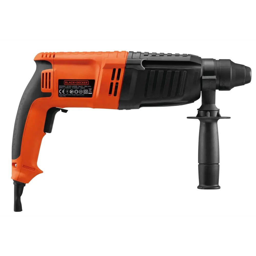Перфоратор SDS-plus Black&Decker BDHR26KR-RU, 800 Вт, 3 Дж BLACK + DECKER STLM-2039975 - Вид №3