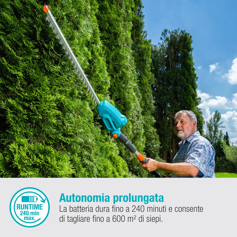 Пила садовая аккумуляторная Gardena THS 42/18V 18 В, телескопическая ручка STLM-2183341 - Вид №10