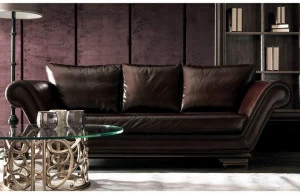 CorteZari 3-х местный кожаный диван Zoe gold 291
