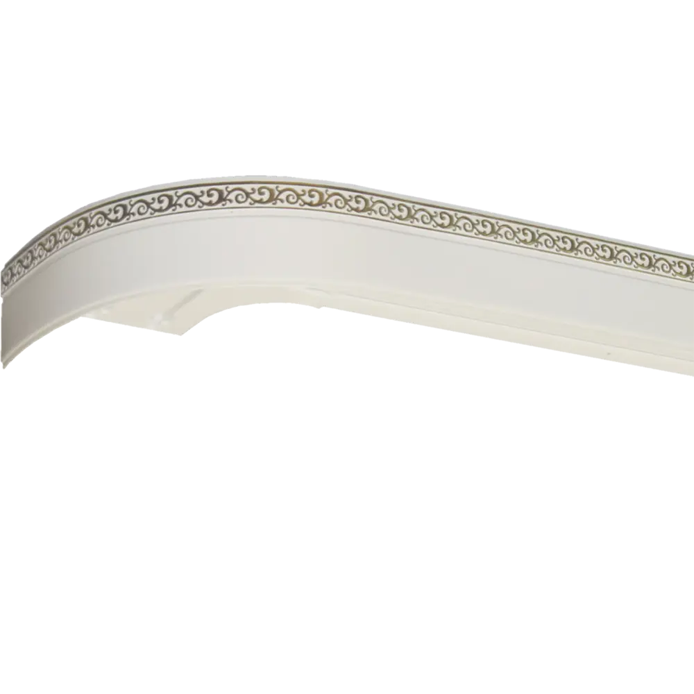 Карниз DOMLEGRAND «Флора» с позолотой для элегантного интерьера 13866241 STLM-0820998