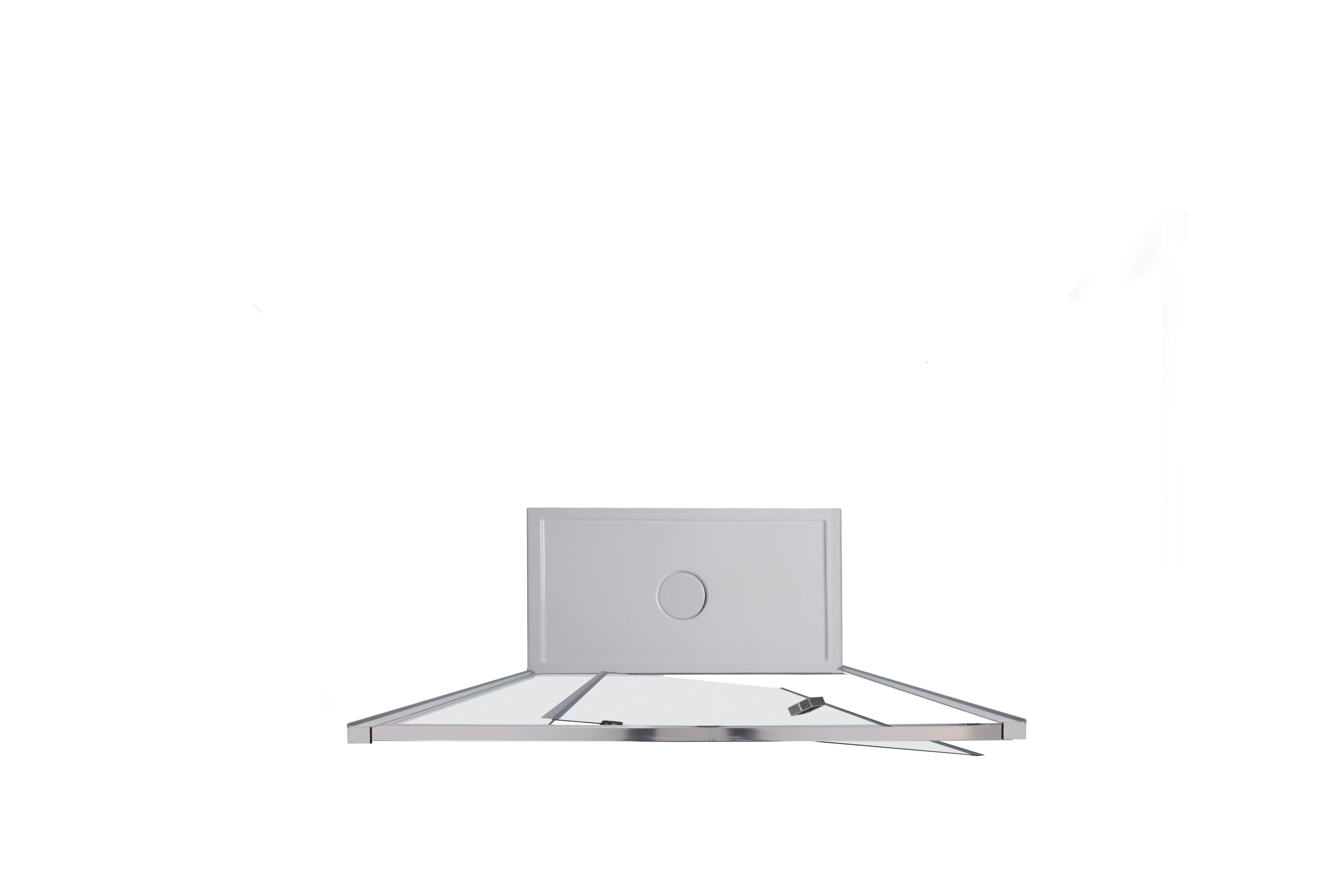 Алюминиевая и стеклянная нишевая душевая кабина с распашной дверью TAMANACO FPB40 ARCH-00056081 - Вид №6