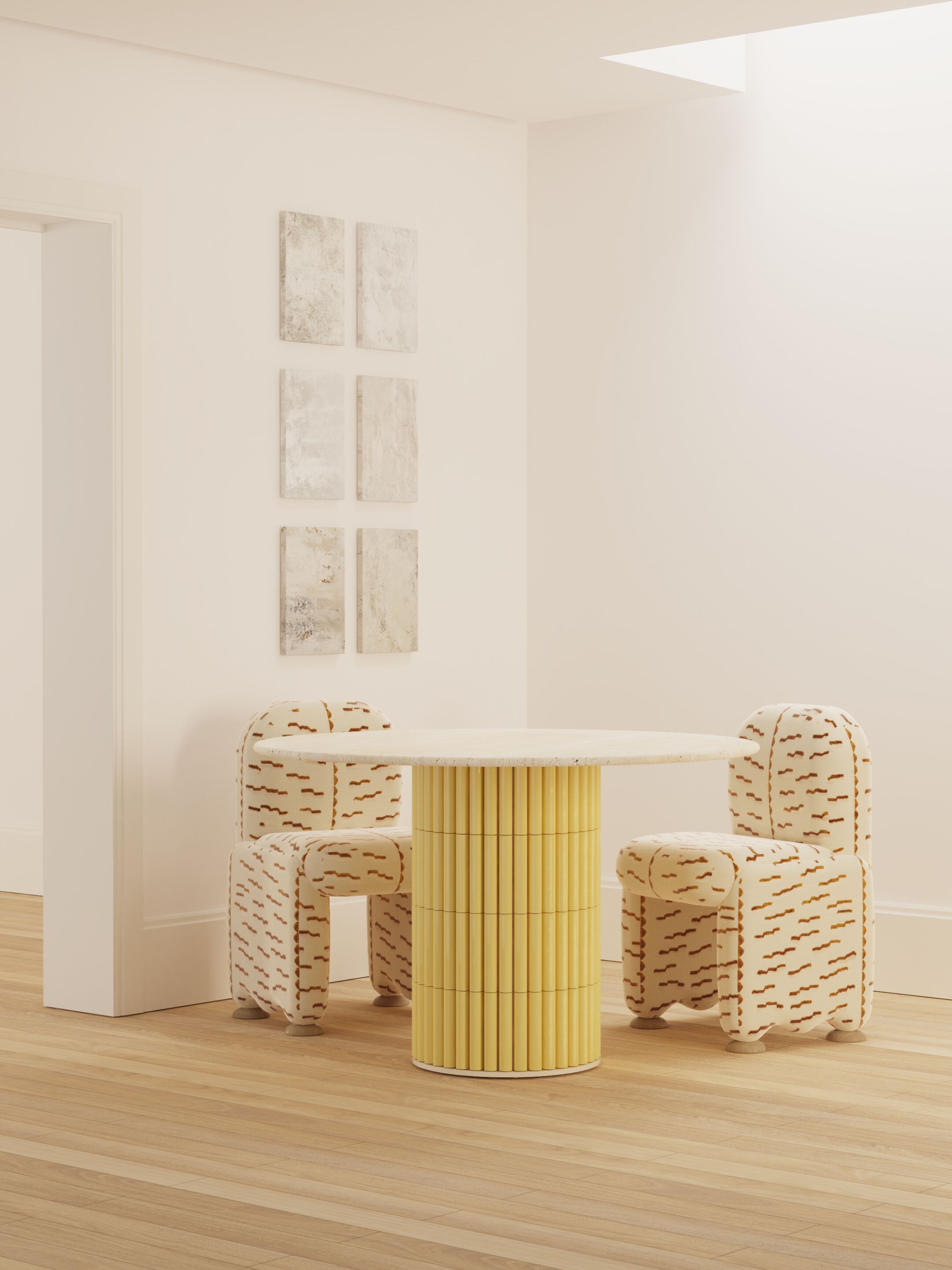 Мягкий стул из ткани DOOQ Синди ARCH-00141632 - Вид №4