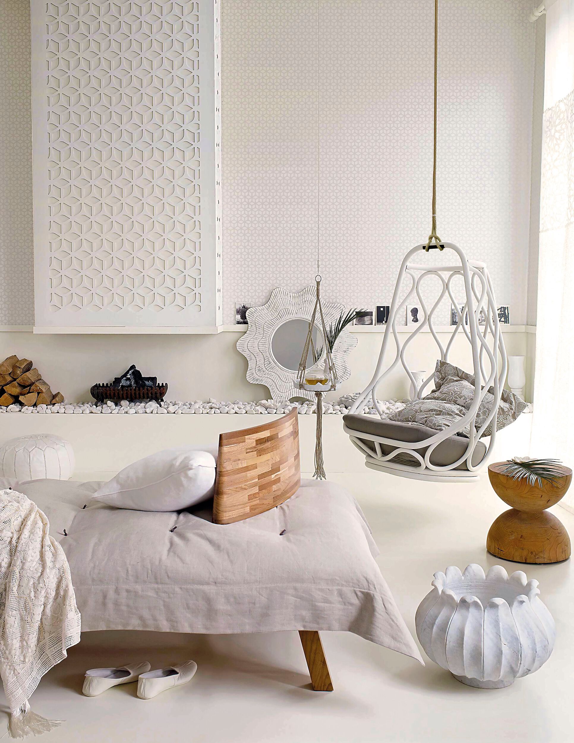 Кресло-качалка из ротанга EXPORMIM ARCH-00088392 - Вид №4