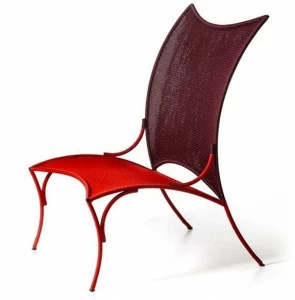 Moroso Кресло из цветных полиэтиленовых нитей ручной работы M'afrique
