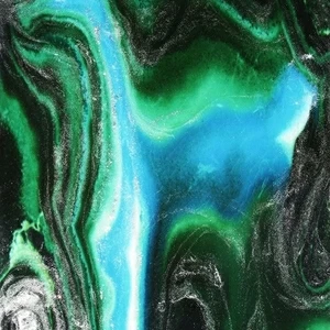 Арт-панель на холсте Alex Turco Minerals Malachite In Green