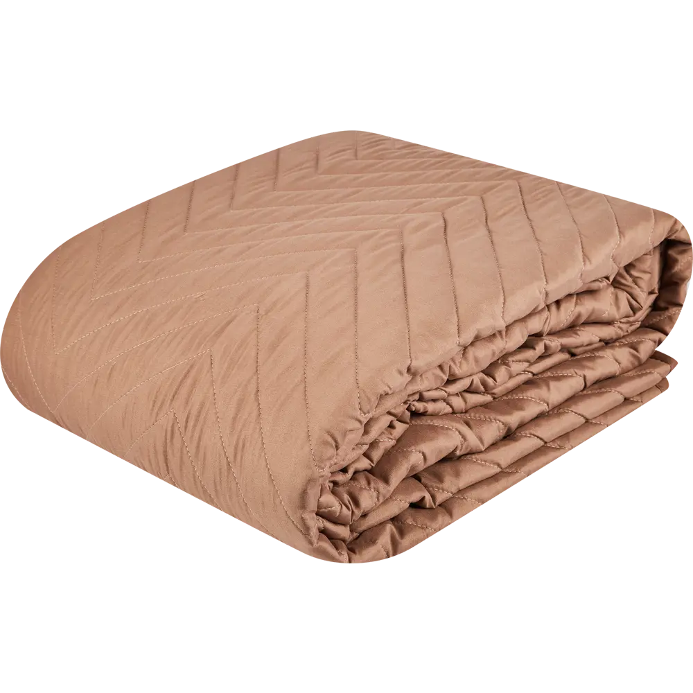 Покрывало Нью 200x240 см микрофибра цвет коричневый Terra 3 SEASONS STLM-2099568