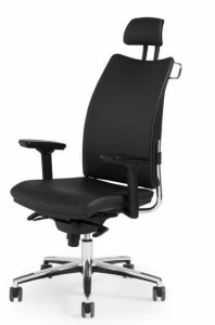 FANTONI Кожаное кресло для руководителя с откидной спинкой Seating system