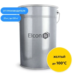 Грунт-эмаль ELCON ОС-12-03 до 100 градусов цвет желтый 25 л