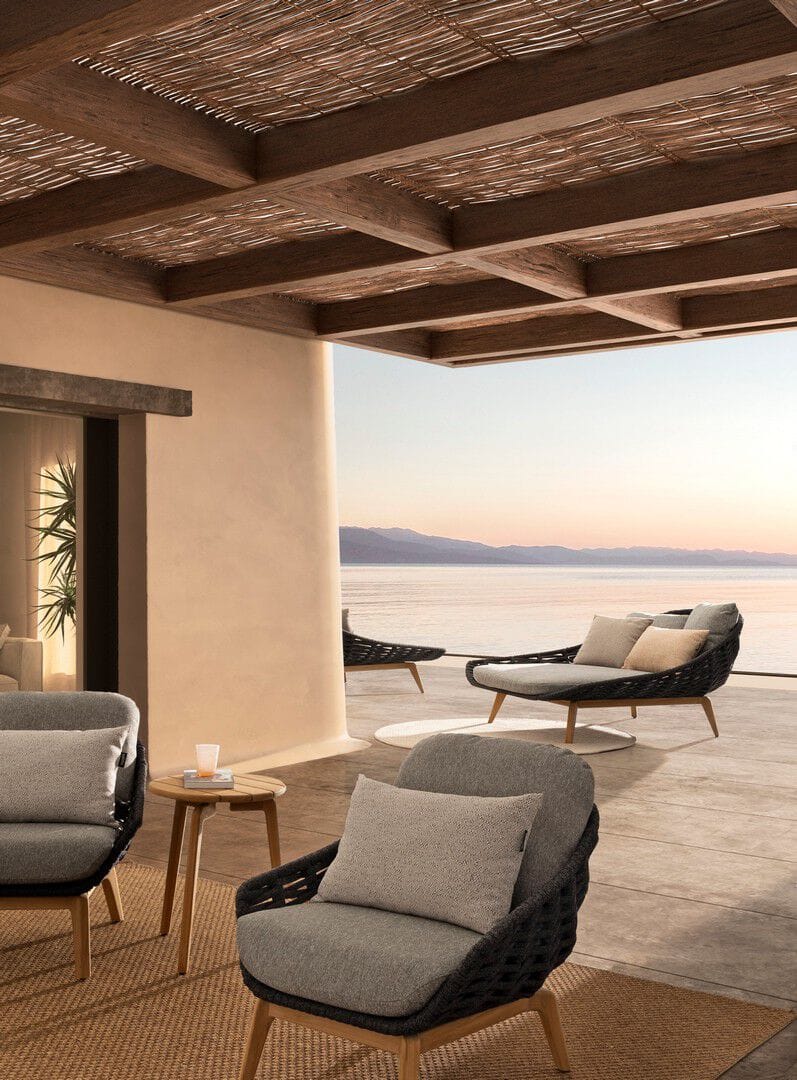 Садовая кровать из ткани и веревки BIZZOTTO Tamires ARCH-00041974 - Вид №12