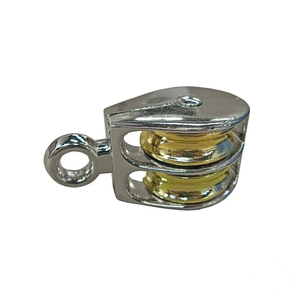 Блок двойной 5х24мм никел.ролик (1 шт) CHAPUIS STLM-2149107