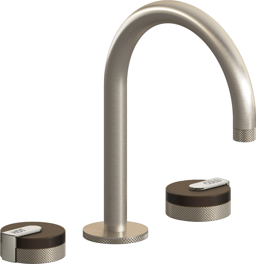 E-11512-R1OB-L1PC-BNi Смеситель для умывальника на 3 отвертия GRAFF MOD+